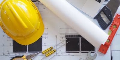 Contractor's desk and engineering team.